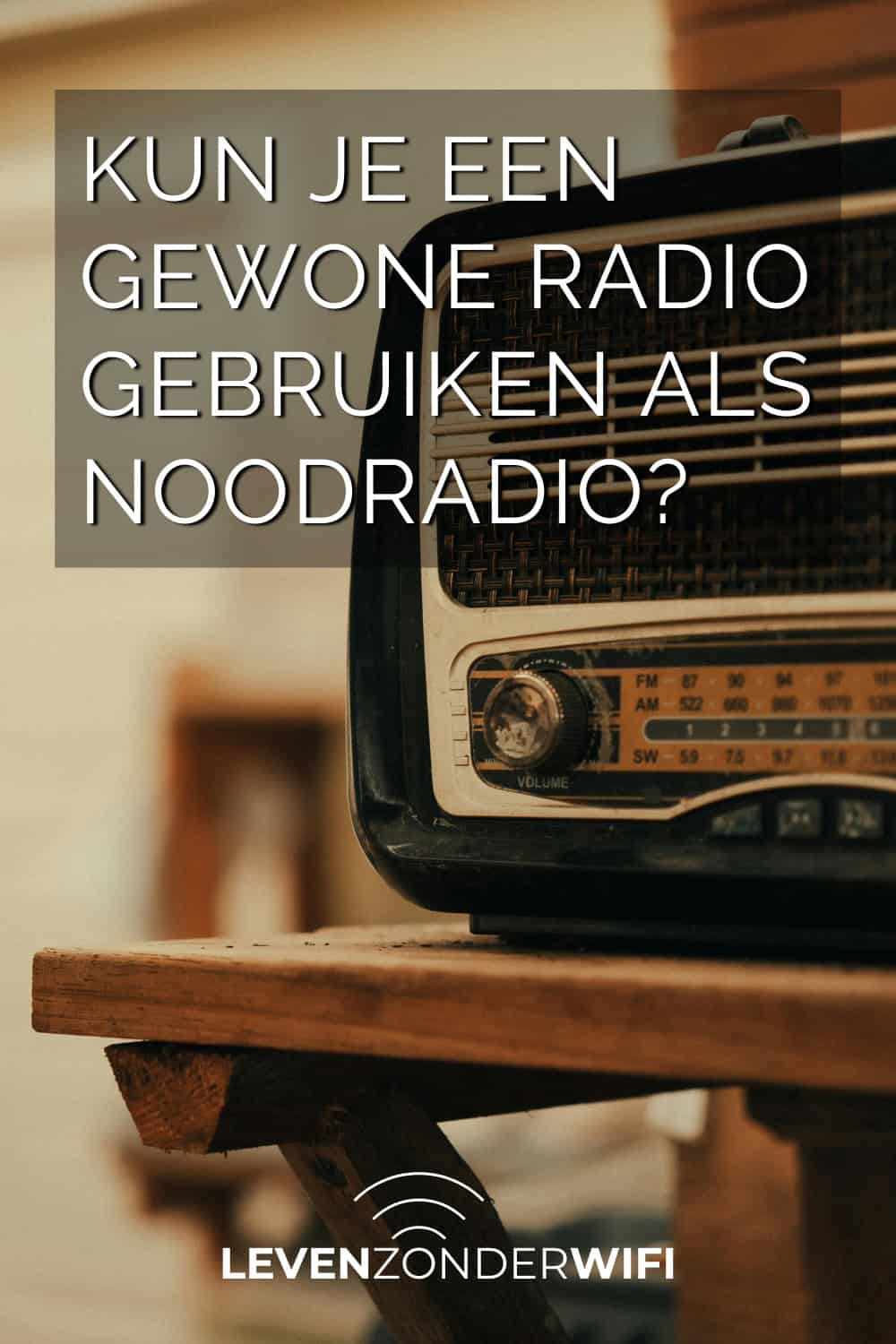 Kun je een gewone radio gebruiken als noodradio Pinterest - Een oude radio