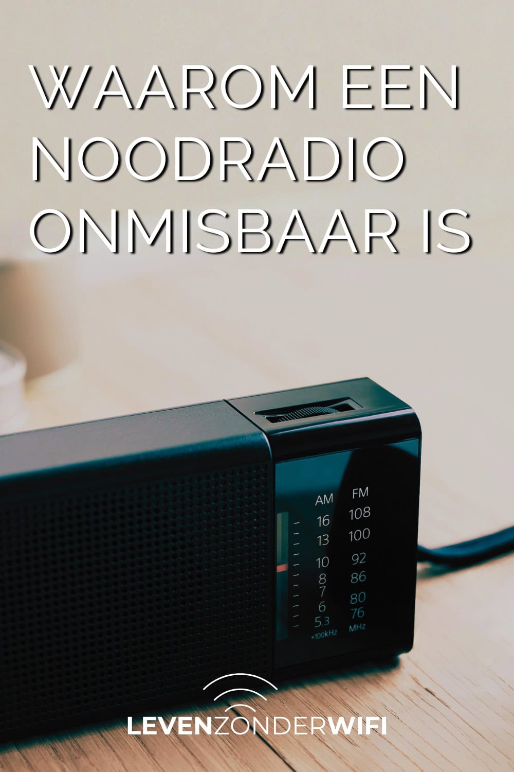 Waarom een noodradio onmisbaar is Pinterest - een noodradio