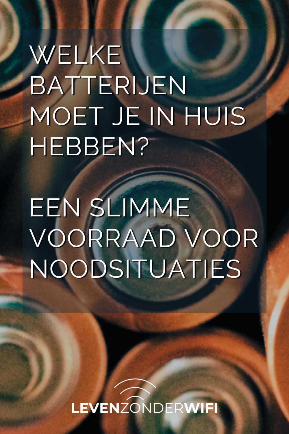 Welke batterijen moet je in huis hebben - batterijen met een tekst erop